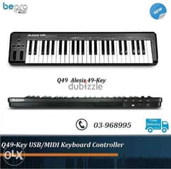Alesis Q49 USB/MIDI 49-Key Keyboard Controller , pro Midi controller 0