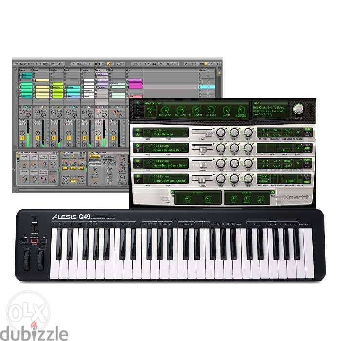 Alesis Q49 USB/MIDI 49-Key Keyboard Controller , pro Midi controller 1