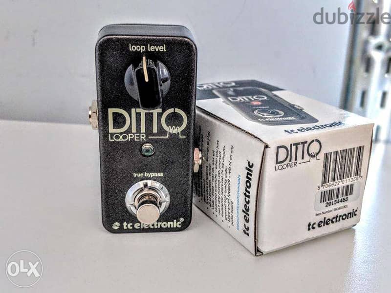 TC Electronic Ditto Looper Pedal,Compact looper pedal for guitar &Bass 5