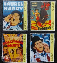 طوابع تذكارية لLaurel Hardy ب1$ 0