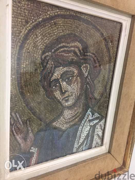 st mark antique religious mosaic icon 1