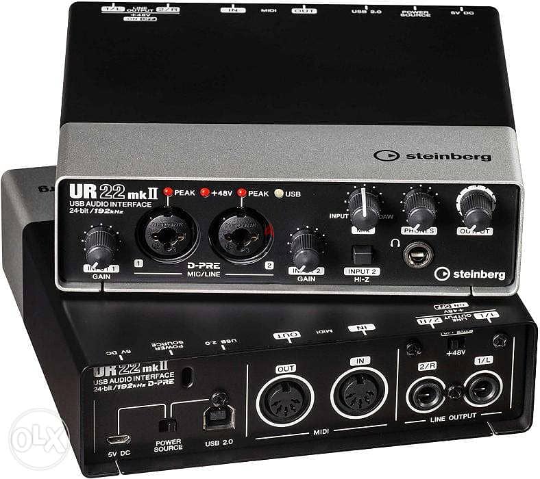 Steinberg UR22MKII 2-Channel USB Audio Interface, Like new. 2