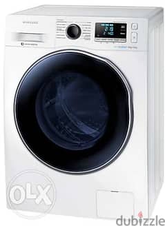 SAMSUNG ecobubble™ WD80J6410AW 8kg Washer dryer - White 0