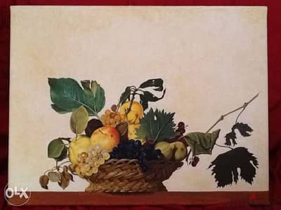 Oil painting - Caravaggio's fruit basket