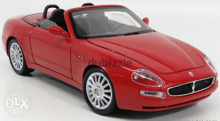 Maserati GT Spyder diecast car model 1:18. 1