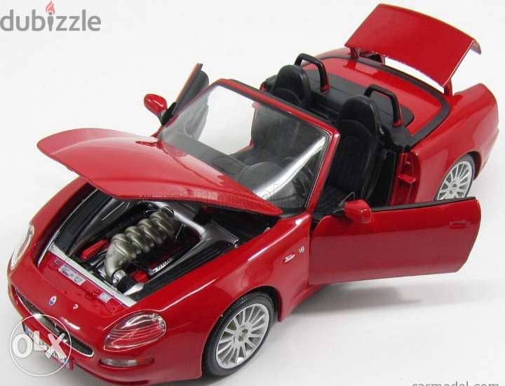 Maserati GT Spyder diecast car model 1:18. 2
