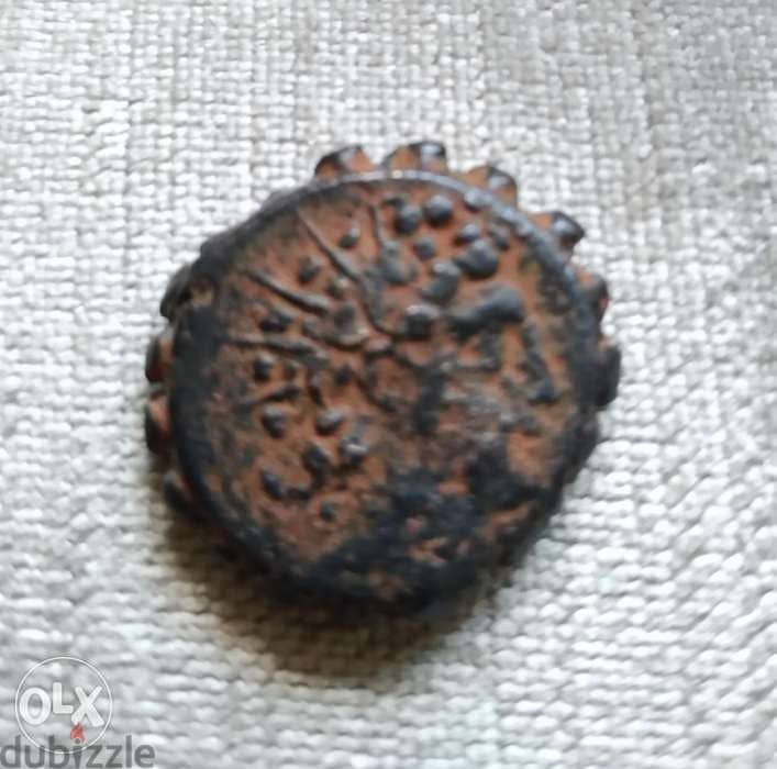 Ancient Greek Seleukid Bronze Coin for Antiochos VI Dyionsus 1