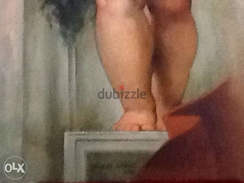 Oil painting - Putto 1