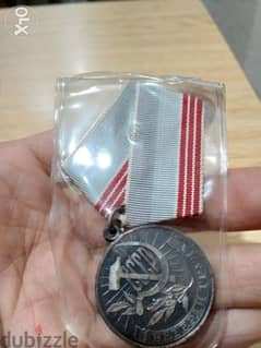 USSR WW2 Silver Plated Medal With Suspension 0