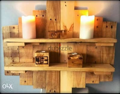 خشب لمبة ديكور كبيرة wood wall lamp decoration