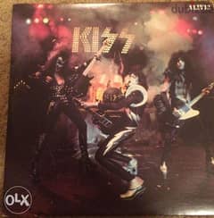 kiss alive 1975 casa mint condition double records gatefold + booklet 0