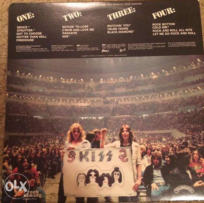 kiss alive 1975 casa mint condition double records gatefold + booklet 1