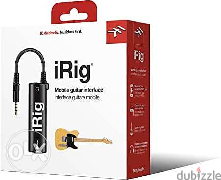 IK Multimedia iRig Guitar Interface Adapter iOS Devices use Smartphone 1