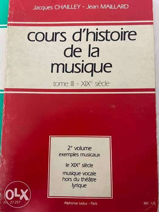 cours d’histoire de la musique - Paris 4