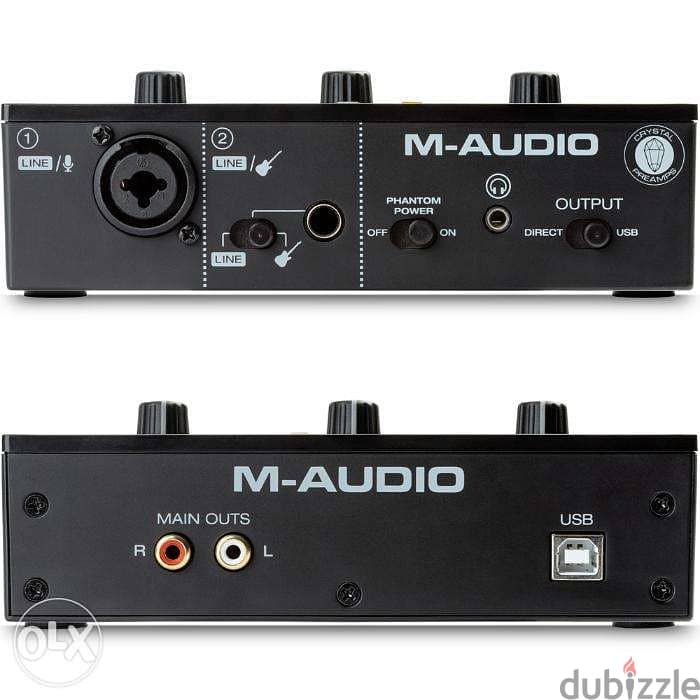 M-Audio M-Track Solo USB Audio Interface,2-in/2-out 2-channel,maudio 1