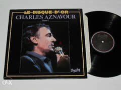 charles aznavour disque d'or vinyl barclay 0