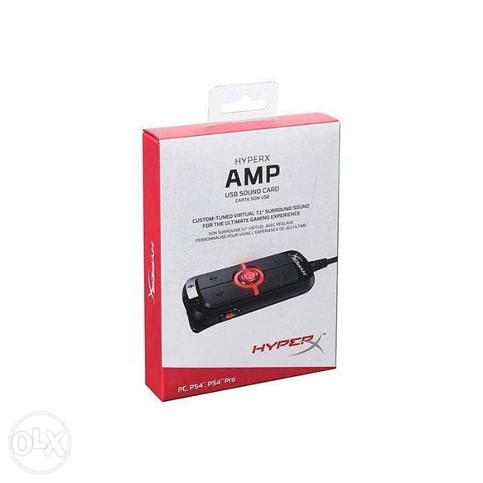 HyperX Amp USB Sound Card - Virtual 7.1 Surround Sound 0