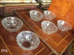 كاسات زجاج - Glass Bowls - 6 0