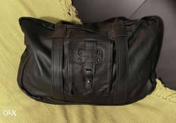 Stephane Verdino Leather Black Bag