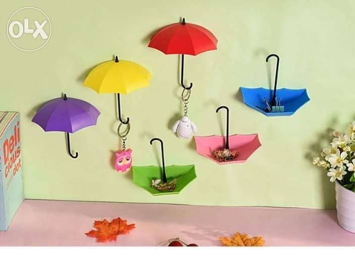 Colorful umbrellas strong hooks hangers 1 for 1$ 3