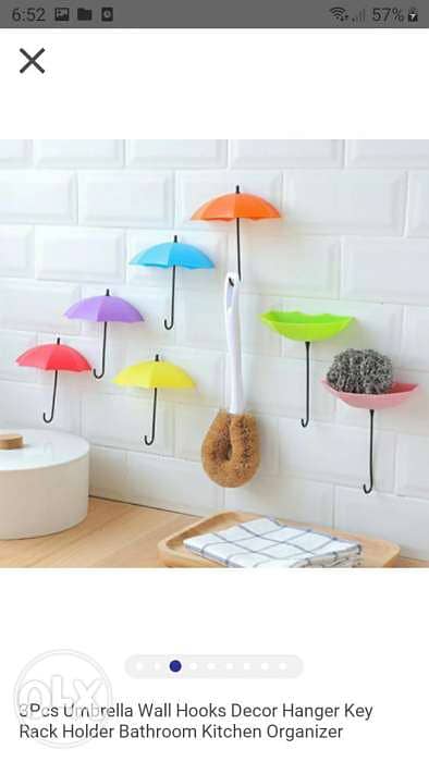 Colorful umbrellas strong hooks hangers 1 for 1$ 6