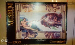 clementoni museum collection puzzle 1000pcs adam creation