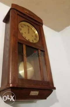 ساعة مميزة صنع الماني جودة عالية خشب سنديان شغالة ١٠٠ ٪ clock 0