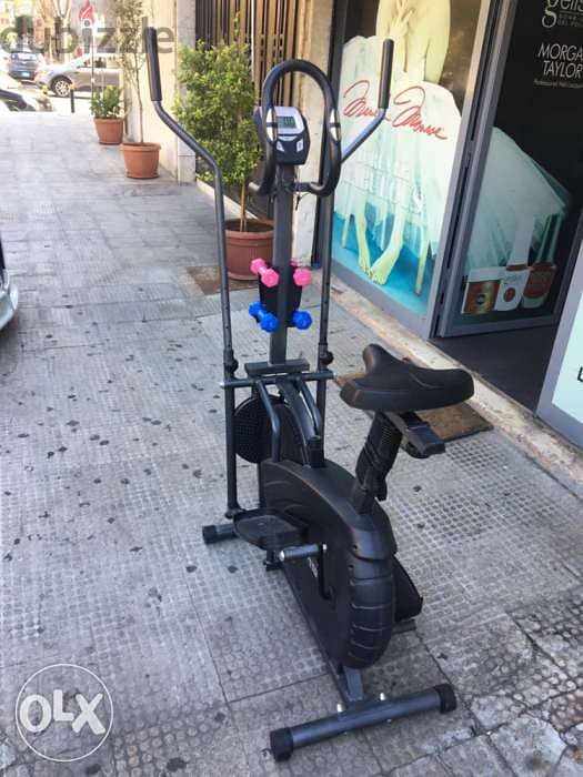 elleptical bike fitness line like new 0