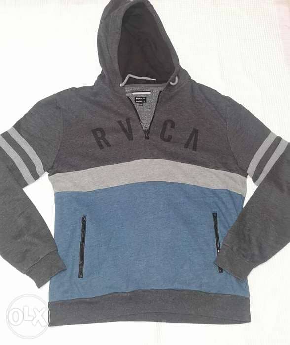 Men's RVCA Apex Zip Pullover Hoodie 0