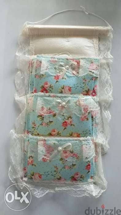 Beautiful lace wall pockets hanger 1 for 2$ 1