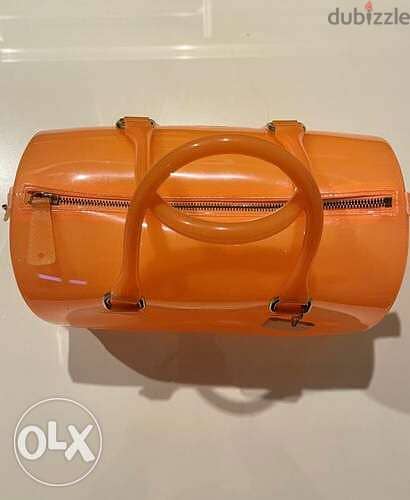 women bag; handbag, FURLA copy, Stylish, جزدان, orange color 1