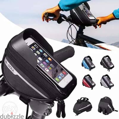 Bike Head Handlebar Mobile Phone Bag Waterproof for 6$