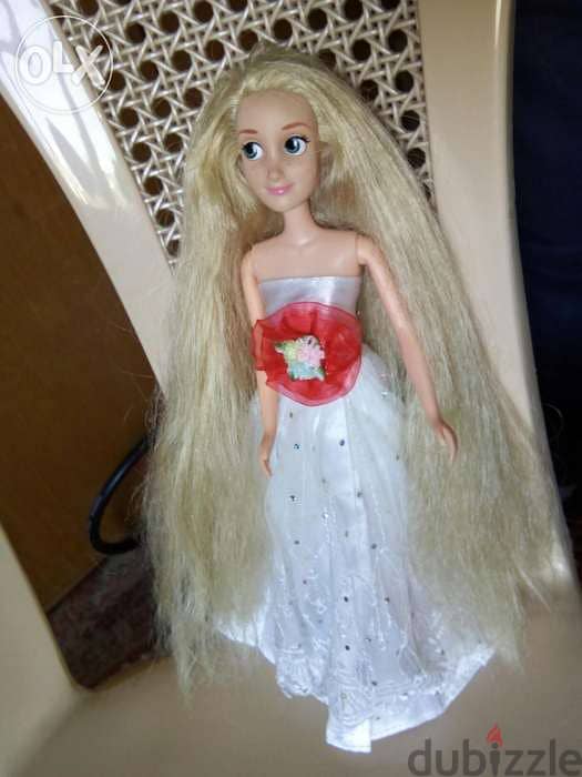 Princess RAPUNZEL TANGLED doll long hair bending legs ball neck=15$ 1