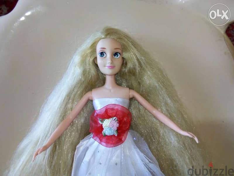Princess RAPUNZEL TANGLED doll long hair bending legs ball neck=15$ 4
