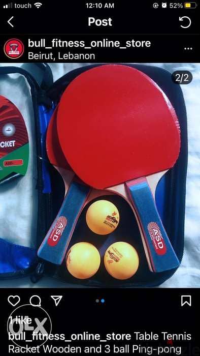 ASD Table Tennis Rackets With FREE 3 pingpong balls 1
