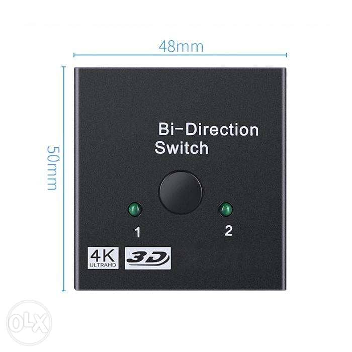 سعر مغري HDMI Splitter 4K Switch KVM Bi-Direction 1x2/2x1 best deal 2