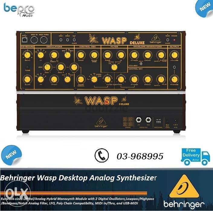 Behringer Wasp Desktop Analog Synthesizer 0