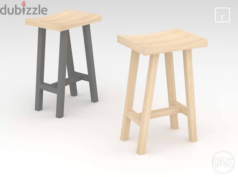 wood stool/chair 0