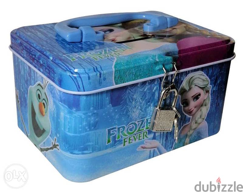 Brand New Cuboid Money Box - Frozen 0