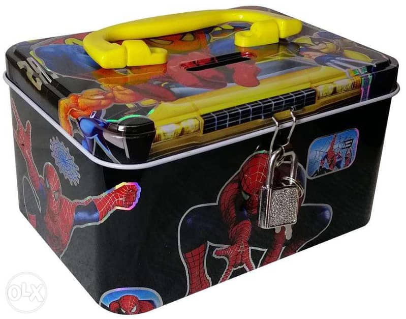 Brand New Cuboid Money Box - SpiderMan 0