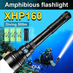 Diving flashlight torch very powerful