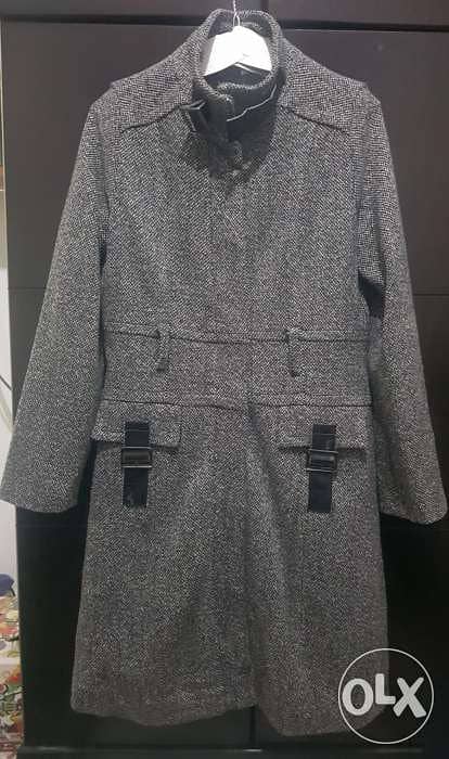 Grey ladies coat size Large 0