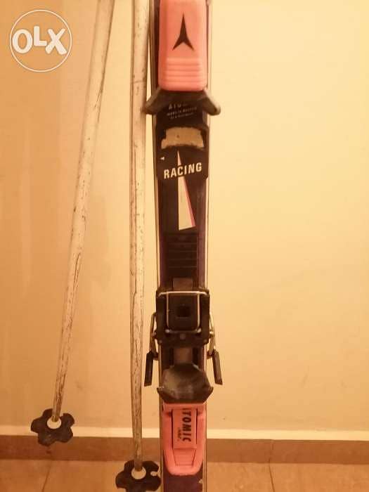 البيع لأعلى سعر( Atomic Ski set with Rossignol Poles) 5