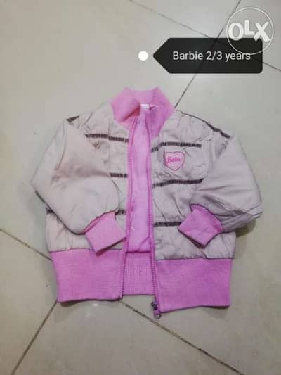 Barbie jacket 2 / 3 years