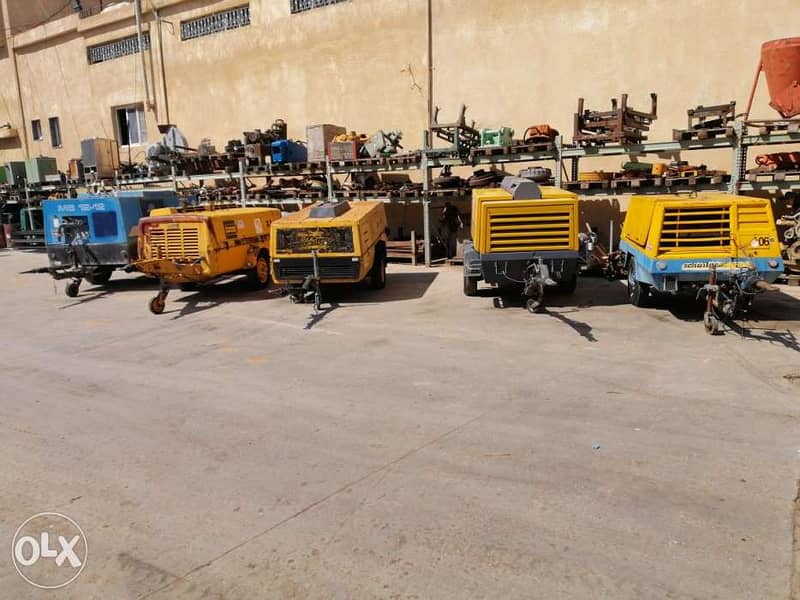 كمبرسير هواء مازوت مضغظ هواء diesel Atlas copco 3