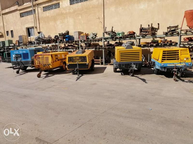 كمبرسير هواء مازوت مضغظ هواء diesel Atlas copco 5