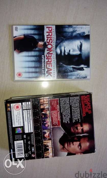 Prison break seasons 1-2-3-4 original dvds 1