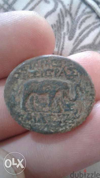 Elephant Roman Coin Very Special . around 1500 years 1