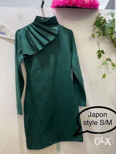 Green dress S / M