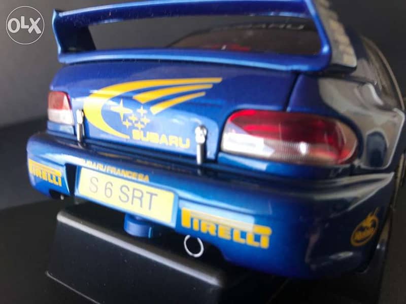 1/18 diecast Autoart Subaru Impreza WRC 99 Rare Night Monte Carlo 5
